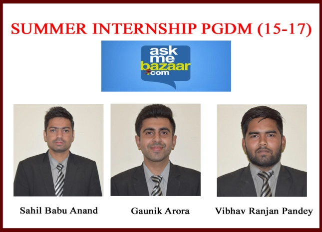 Read more about the article ASKMEBAZAAR.COM FOR SUMMER INTERNSHIP PROGRAM@ABS