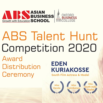 Read more about the article ABS Cultural Club organized a unique virtual ‘TALENT HUNT COMPETITION’ for the new batch of ‘ABS PGDM 2020’!